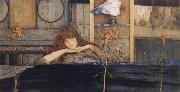 Fernand Khnopff I Lock My Door Upon Myself oil painting reproduction